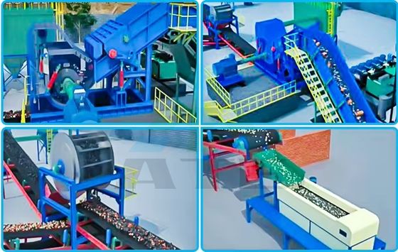55 kW Leistung Hydraulischer Schredder für Aluminiumschrott