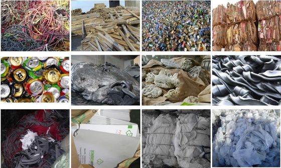 200-8000 kg/h Produktionskapazität Kunststoffschredder für Schaumstoff und Abfälle aus Faserbekleidung