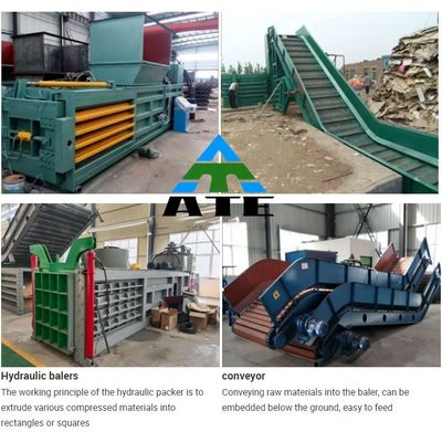Automatische horizontale Verpackungsmaschine für Papierabfälle 1230*1010*1530mm