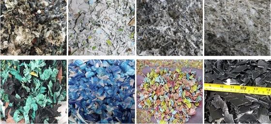 Einzelwellen-Plastikfolien Gewebte Jumbo-Taschen Rohrklumpen-Schredder-Maschine für Plastikmüll