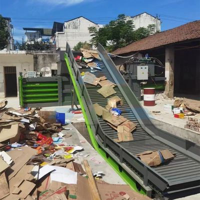 Dichte Plastikflasche Verpacken automatische horizontale Karton Abfallkarton Papier Press Baler Maschine