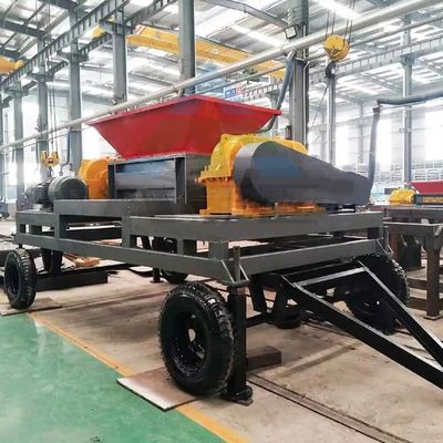 Funktion Multifunktionelle Doppelwellen-Reifenzerkleinerer für die Recyclingindustrie