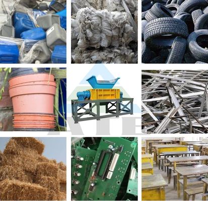 Funktion Multifunktionelle Doppelwellen-Reifenzerkleinerer für die Recyclingindustrie