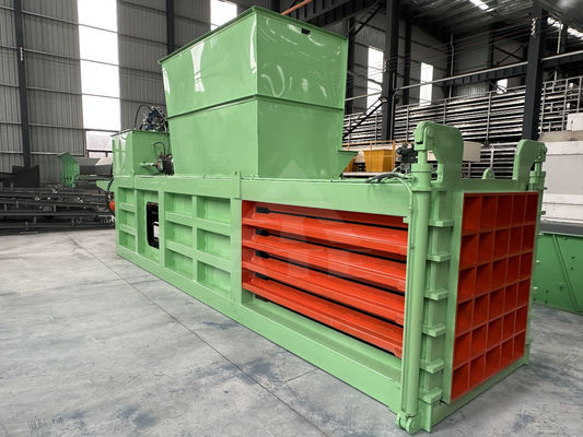 Textilabfallrecycling Horizontale hydraulische Verdichter-Balermaschine für Flaschenpressen