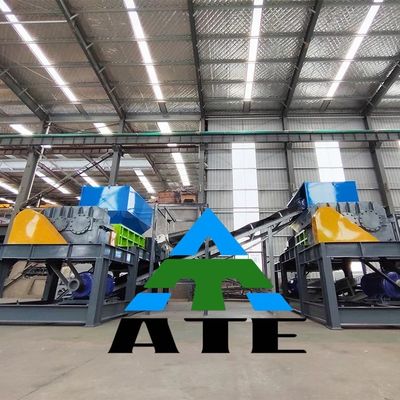 30 kW Doppelwellen-Schredder für die Metallschredderung von Kunststoffschrott in Reifenrecyclinganlagen