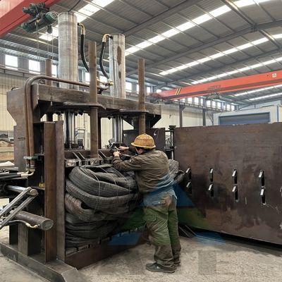 Fallverpackung Automatisierung vertikale hydraulische Verpackungsmaschine für Abfallpapier Petflasche