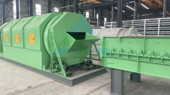 70-90% Abtrennungsrate Automatische kommunale Festmüllsortiermaschine für organische Abfälle