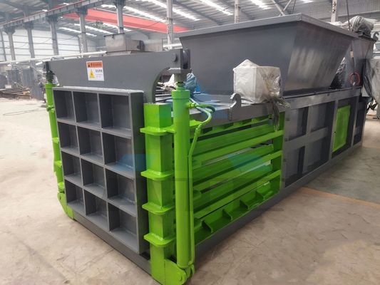 Horizontale hydraulische Verpackungsmaschine für Metallschrott, Aluminiumdosen und Papierverpackungen