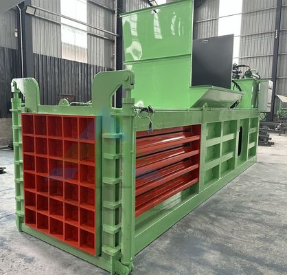 Horizontale hydraulische Verpackungsmaschine für Metallschrott, Aluminiumdosen und Papierverpackungen