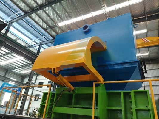 Metallschredder Schrott Hammer Mill Brikettenpresse Kanne Schredder mit 4180x2100x2400 mm