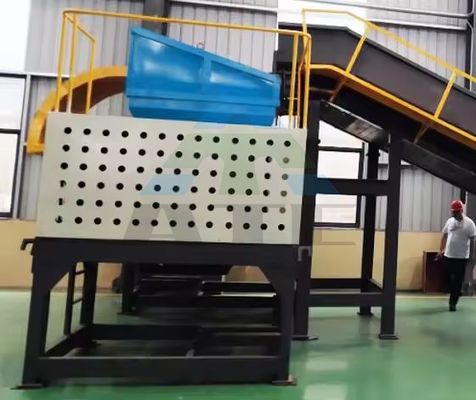 Automatischer Doppelwellen-Schredder zum Recyceln von Papierabfällen