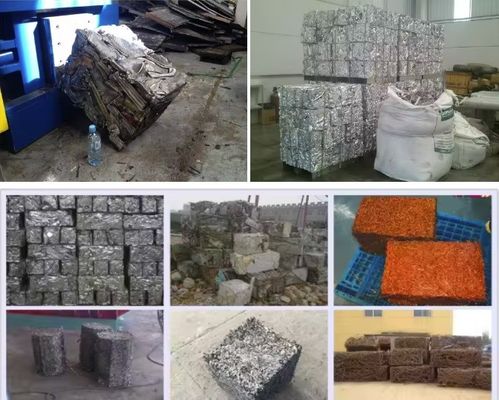 600*600 mm Baler Größe Edelstahl Metall Schrott Baler Press für Ihre Anforderungen