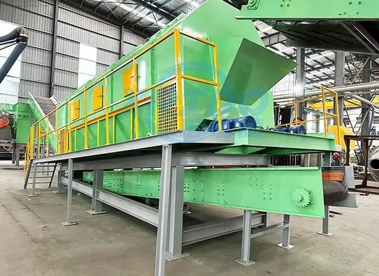 Verweigerungssammler Automatische Haushaltsmülltrennung Maschine Trommel-Screening-Maschine