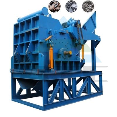 Recycling von Schrottfahrzeugen Lkw Hubcrusher Gummi Metallcrusher Maschine für geeignetes Material
