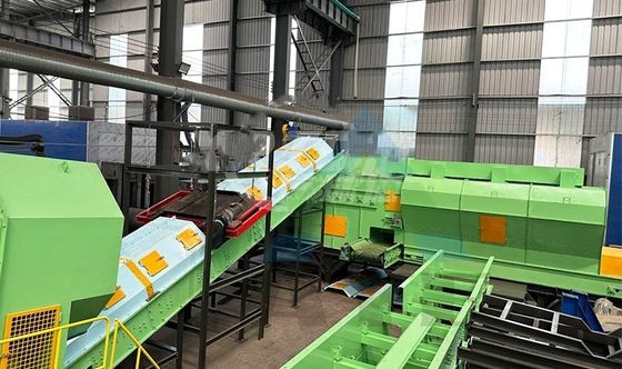 2000 kg Müllsortiermaschine für das Recycling Bauabfallbeutel Bruchrate 60-90%