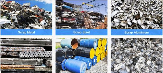 Automatischer Metallbrucher für das Recycling von Altfahrzeugen und Fahrrädern