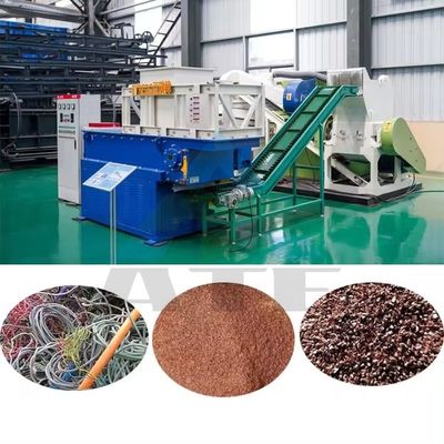 3000 L/h Kupfer- und Aluminiumtrennmaschine für die Zerkleinerung und Recycling von Metallschrott