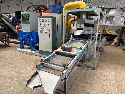Umfassende Lösung für das Recycling von Kupferdraht Ausgangsgrößen 3 cm Zuführgröße individuell