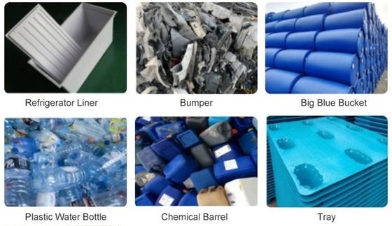 Kunststofftyp PP/PE-Recyclingmaschine Preise Kunststoffflasche Zerkleinerungsschrott Brechmaschine