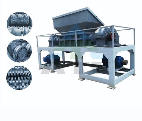 Doppelschacht-Schredder-Maschine für die Schrottmetallschredding in der Reifenkrümmel-Produktionslinie
