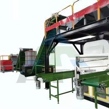 Gegossenes Aluminium-Schredder-Linien-Doppelwellen-Metallschrott-Kremmmaschine mit 2200KG Gewicht