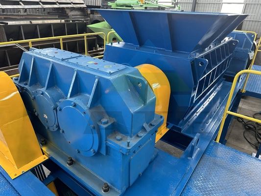 2200KG Gewicht Metall Doppelwellen-Schredder-Maschine zum Zerlegen von Kunststoffabfällen aus Textilien