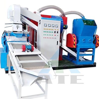 3000L/h Kupferdrahtgranulationsmaschine mit hoher Automatisierung für das Metallschrottrecycling