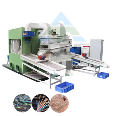 Anlage zum Recycling von Schrott aus Stahlkabeldraht mit einer Recyclingrate von 99%
