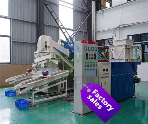 Anlage zum Recycling von Schrott aus Stahlkabeldraht mit einer Recyclingrate von 99%