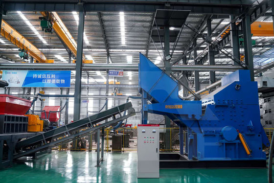 Abfall-Recycling-Anforderungen Stahl-Metall-Schrott-Schleuder-Maschine mit 30 kW Leistung und CE
