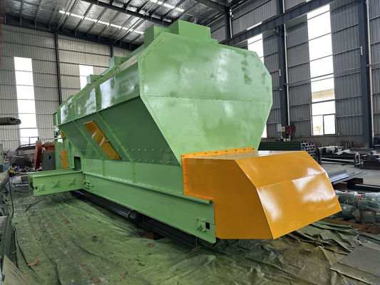 Abfallrecycling-Sortiermaschine mit Abfallkollektor und horizontalen Luftseparator