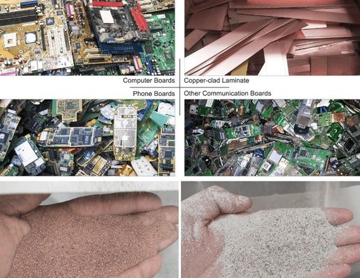 Schrott-Computerplatten Trennung und Recycling von Elektroabfällen