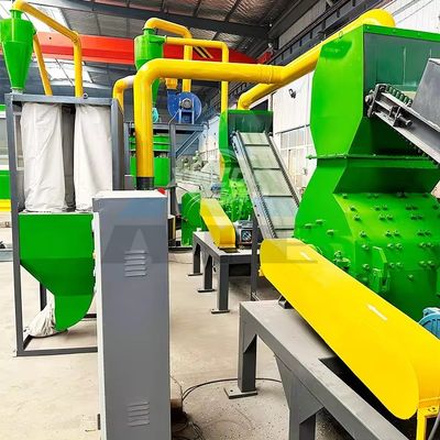 Einfache Bedienung PCB-E-Abfall-Schredder-Maschine für grüne Energie Solar-Panel Recycling