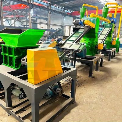Einfache Bedienung PCB-E-Abfall-Schredder-Maschine für grüne Energie Solar-Panel Recycling
