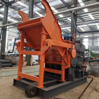 30 kW Leistung Schrott-Metallcrusher Schredder-Maschine geeignet für verschiedene Schrottmaterialien