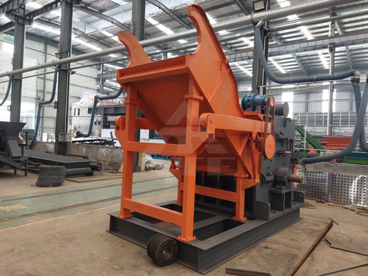 Recyclingmaschine Metallschrott Stahlschleuder für elektronische Abfälle anpassbare Größe/Farbe