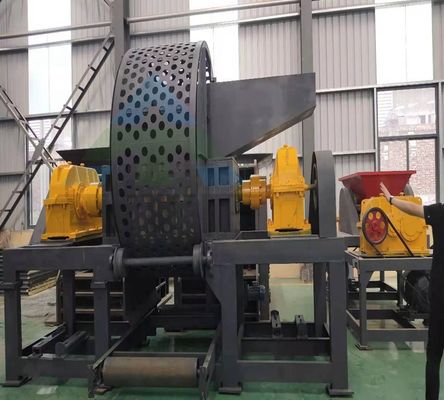 2-3 Tonnen Kapazität Hochproduktivität Reifen Zerkleinerungsmaschine für die Recycling von Altreifen