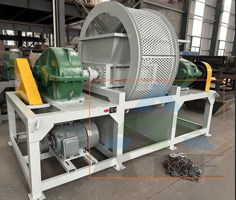 Reifenmaschine Typ Doppelwellen-Schredder für Altreifen Gebrauchtgummi Reifen Recycling