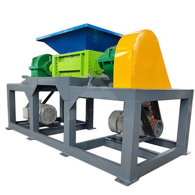 Doppelwellen-Schredder für Schrottmetall-Plastik-Kremmen-Support-Anpassungsmaschine