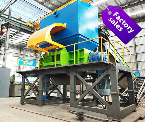 Nachbetreuung auf dem Feld Metallschreddermaschine zum Zerkleinern von Metallschrott
