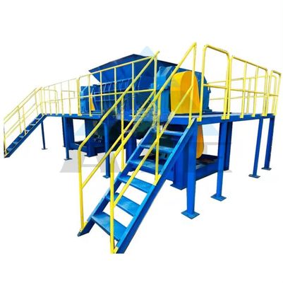 PLC-Steuerung Stahlschredder für das Recycling von Reifenabfällen und die Herstellung von Gummipulver