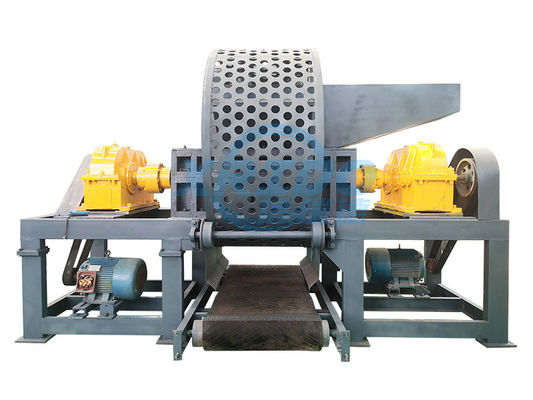 Metallverarbeitete Legierung Doppelwellen Gummi Metallreifen Brecher Hammermühle zum Recycling