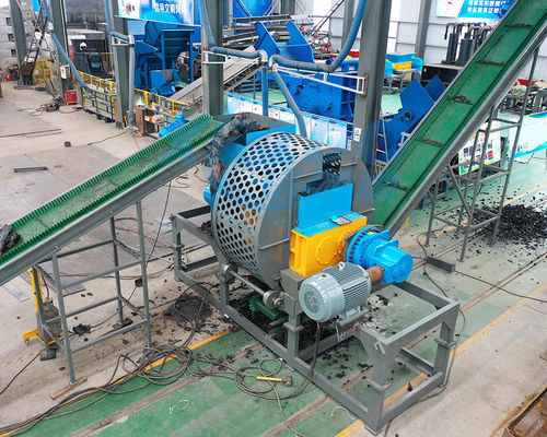 Metallverarbeitete Legierung Doppelwellen Gummi Metallreifen Brecher Hammermühle zum Recycling