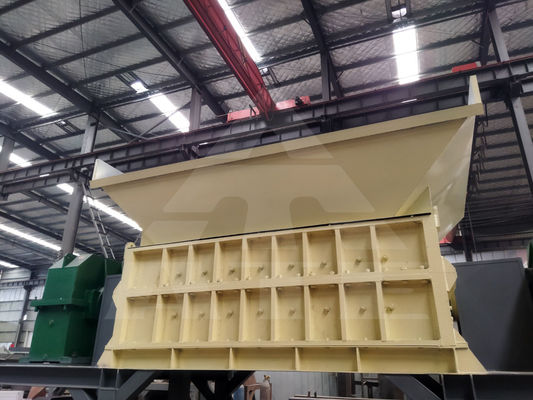Zwei-Wellen-Typ automatischer Doppelwellen-Metallschrott-Rohr-Kunststoff-Schredder zum Recycling