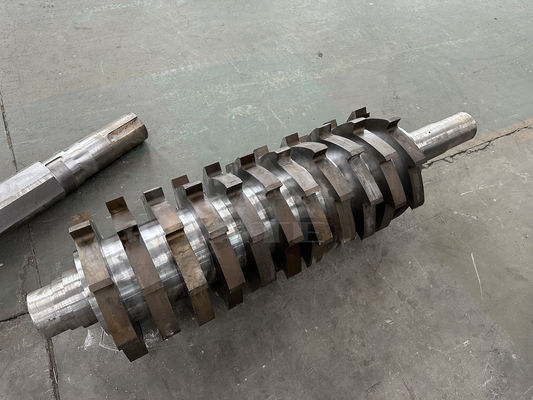 Einzelkraftmaschine mit Doppelwellen-Schredder für das Heim-Recycling von Kunststoffen und Kleinmetallen