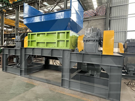 Doppelwellenglasflasche Hammer Metallschrott Schredder Brechmaschine 0,5T Gewicht