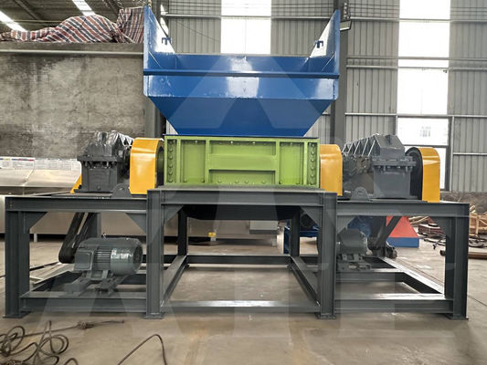 PS Kunststoff-Doppelwellen-Design Metallschrott Glasflaschen-Schreddermaschine