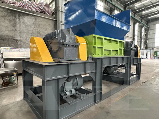 Lange Lebensdauer Doppelwellen-Schredder für Schrott aus Metall, Kunststoff, Holz, Glas und Flasche