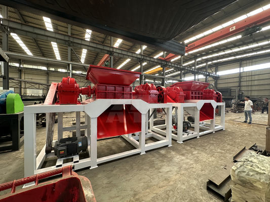 Famous MOTOR Plastikschredder zum Recycling von Metallschrott und Mülleimer