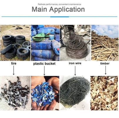 Famous MOTOR Plastikschredder zum Recycling von Metallschrott und Mülleimer